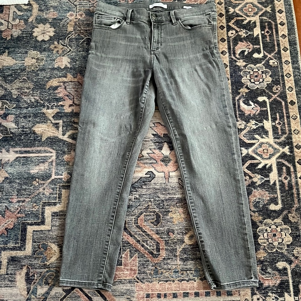 Banana republic skinny gray jeans